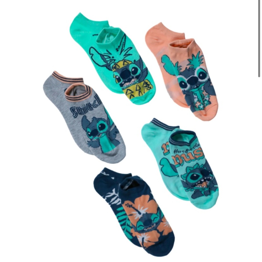 Disney Lilo&Stitch ankle socks 5 pack